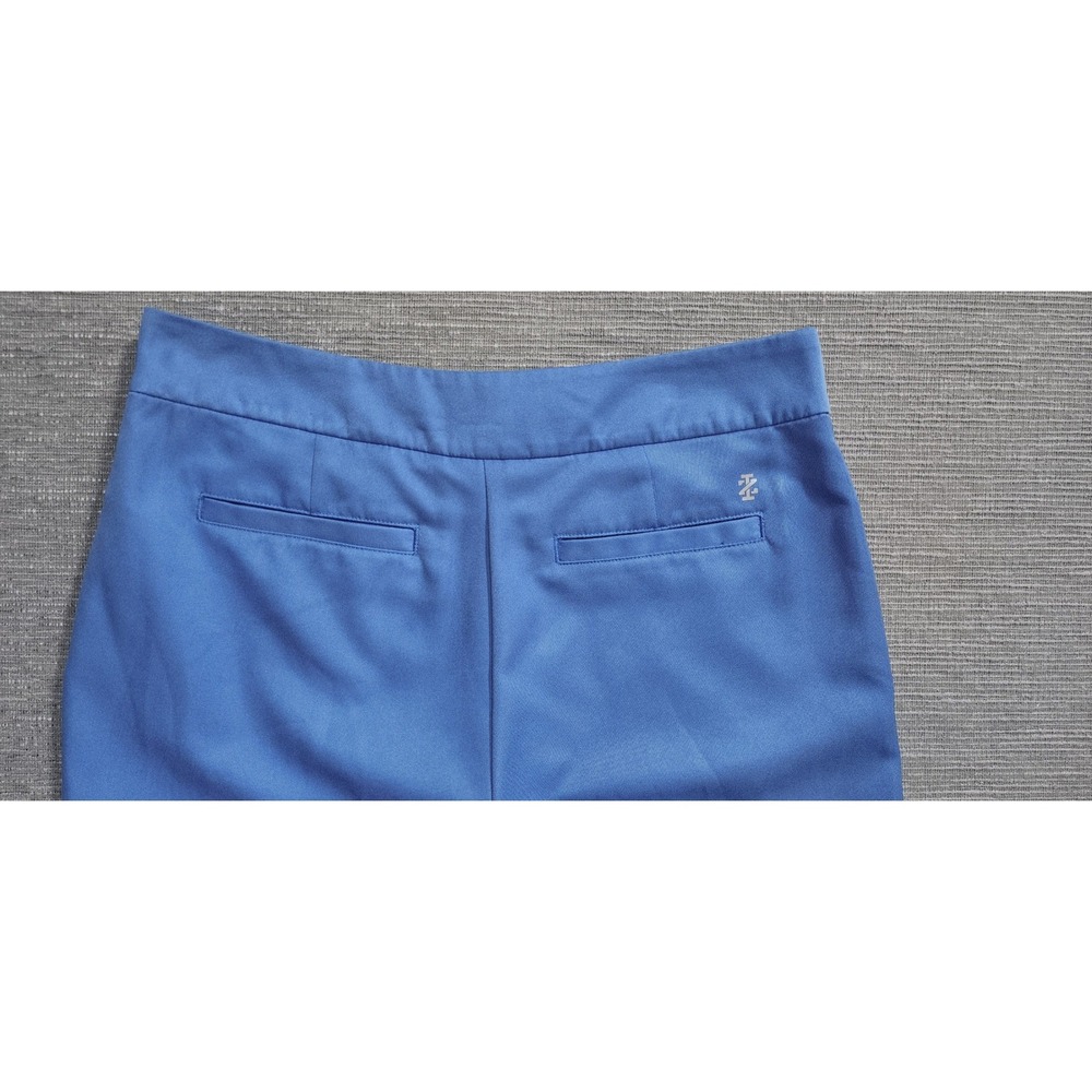 IZOD Golf Womens Blue Performance Chino Shorts Size 8 Mesh Lined Activewear - Picture 11 of 12